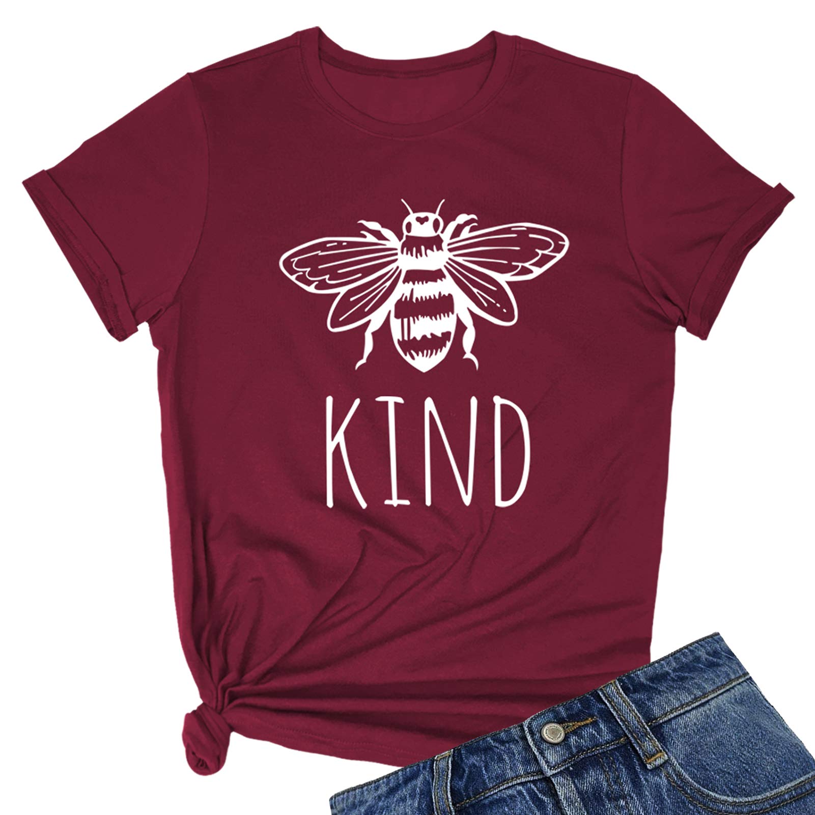 YITAN Women Cute Funny Graphic T Shirts