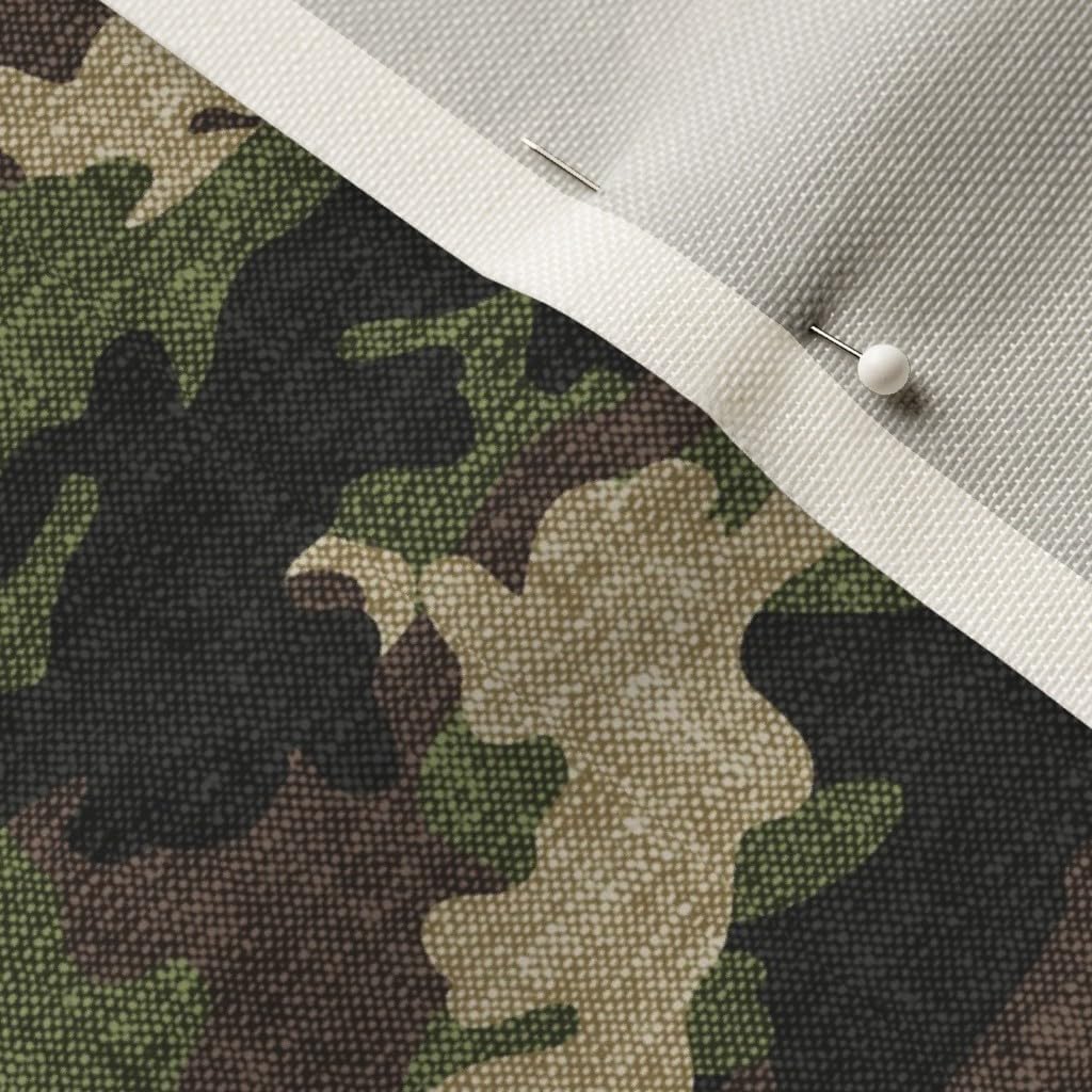 Spoonflower Fabric - Camouflage Hunting Olive Green Military Fatigues Camo Combat Uniform Printed on Upholstery Velvet Fabric Fat Quarter - Upholstery Home Decor Bottomweight Apparel