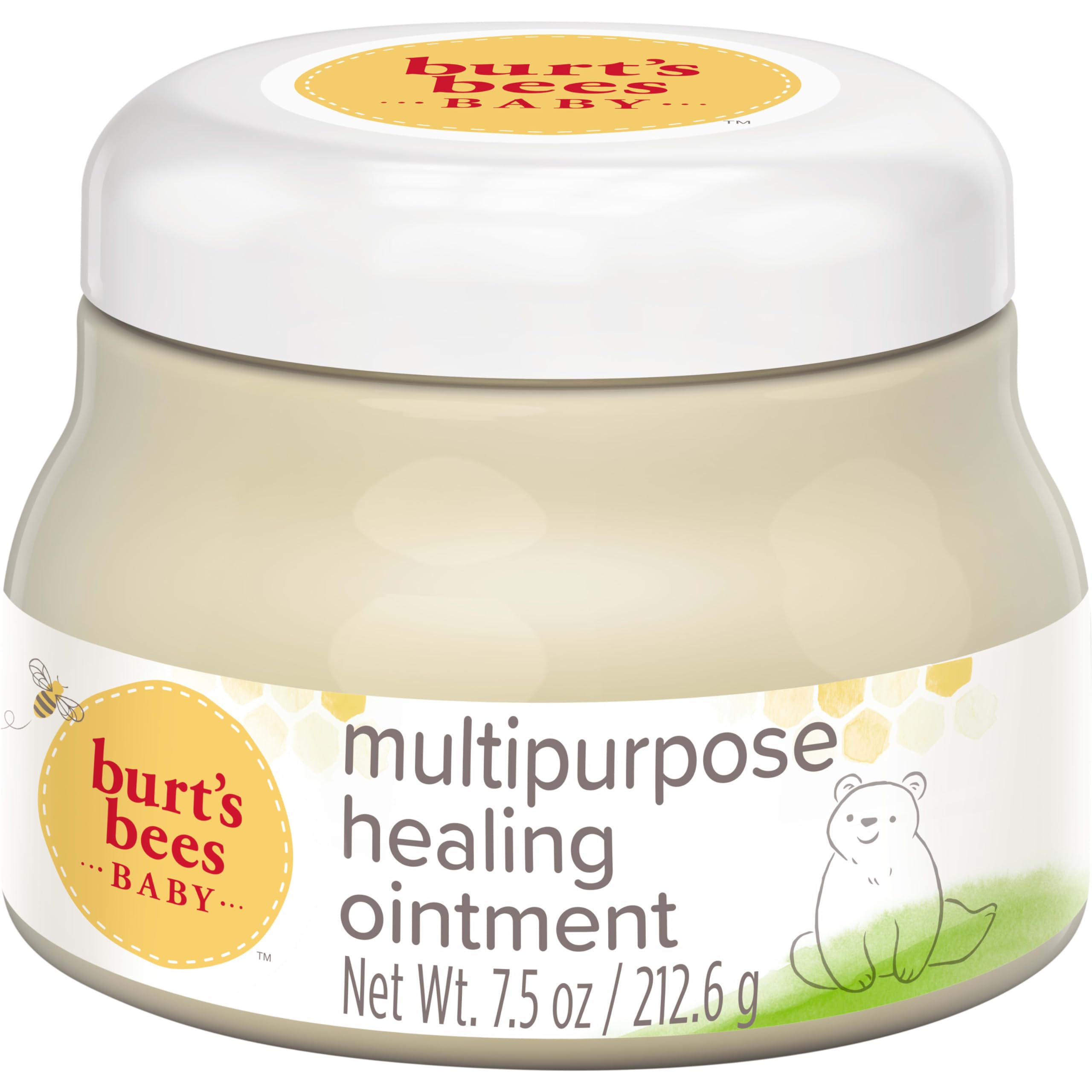 Burt's BeesBaby 100% Natural Multipurpose Ointment, Face & Body Baby Ointment – 7.5 Ounce Tub