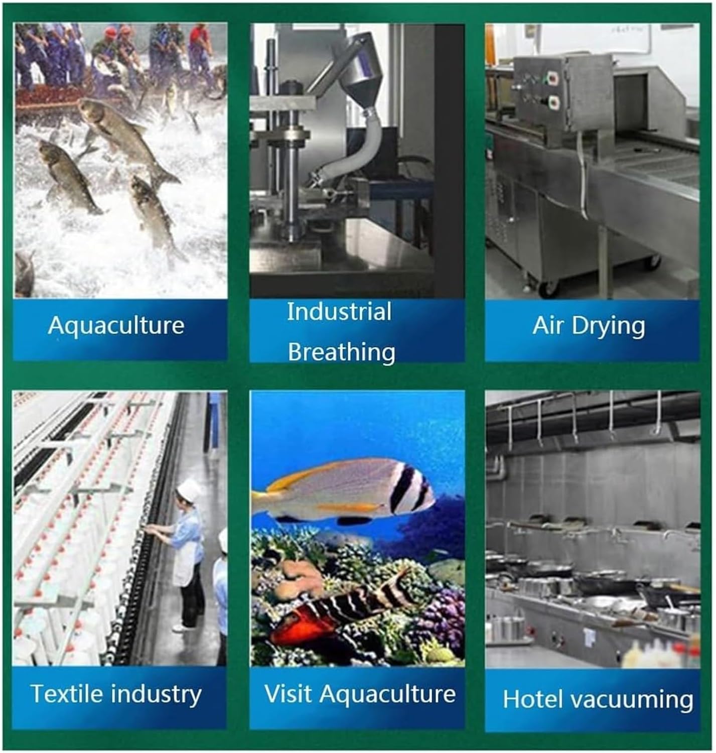 High-Pressure Regenerative Blower 110V 50Hz Vortex Ring Pump for Industrial Aeration, Aquaculture & Wastewater Management, Single-Phase Air Pump (180W/0.24HP)