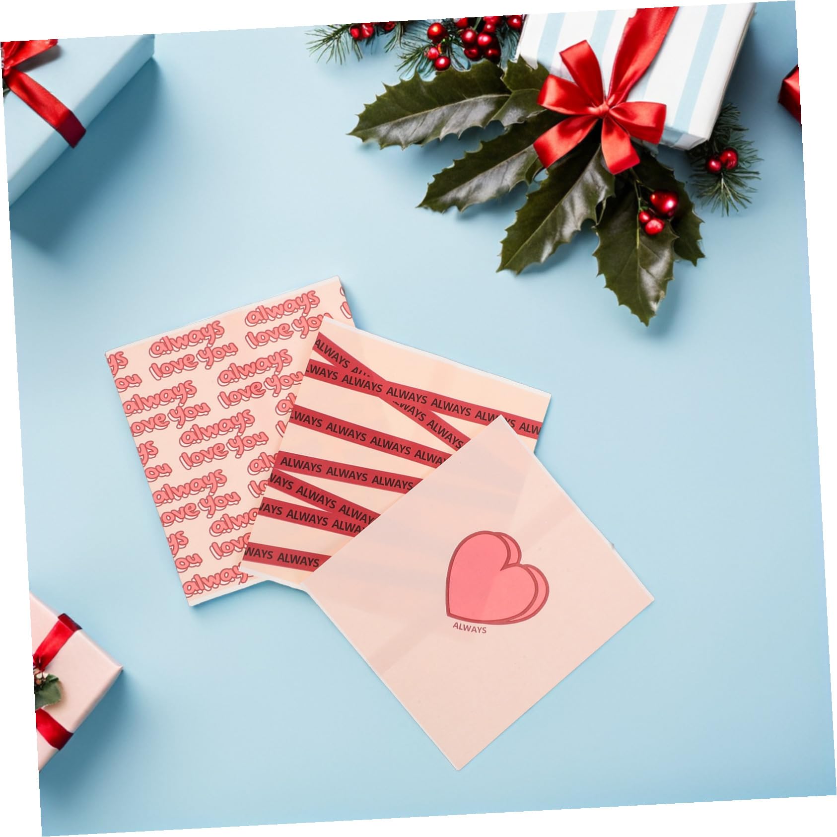 Ipetboom 150pezzi Sacchetti Per Biscotti Con Design Cuore e Nastro Per Snack Regali e Feste Perfetti Per Compleanni Natale e Occasioni Speciali