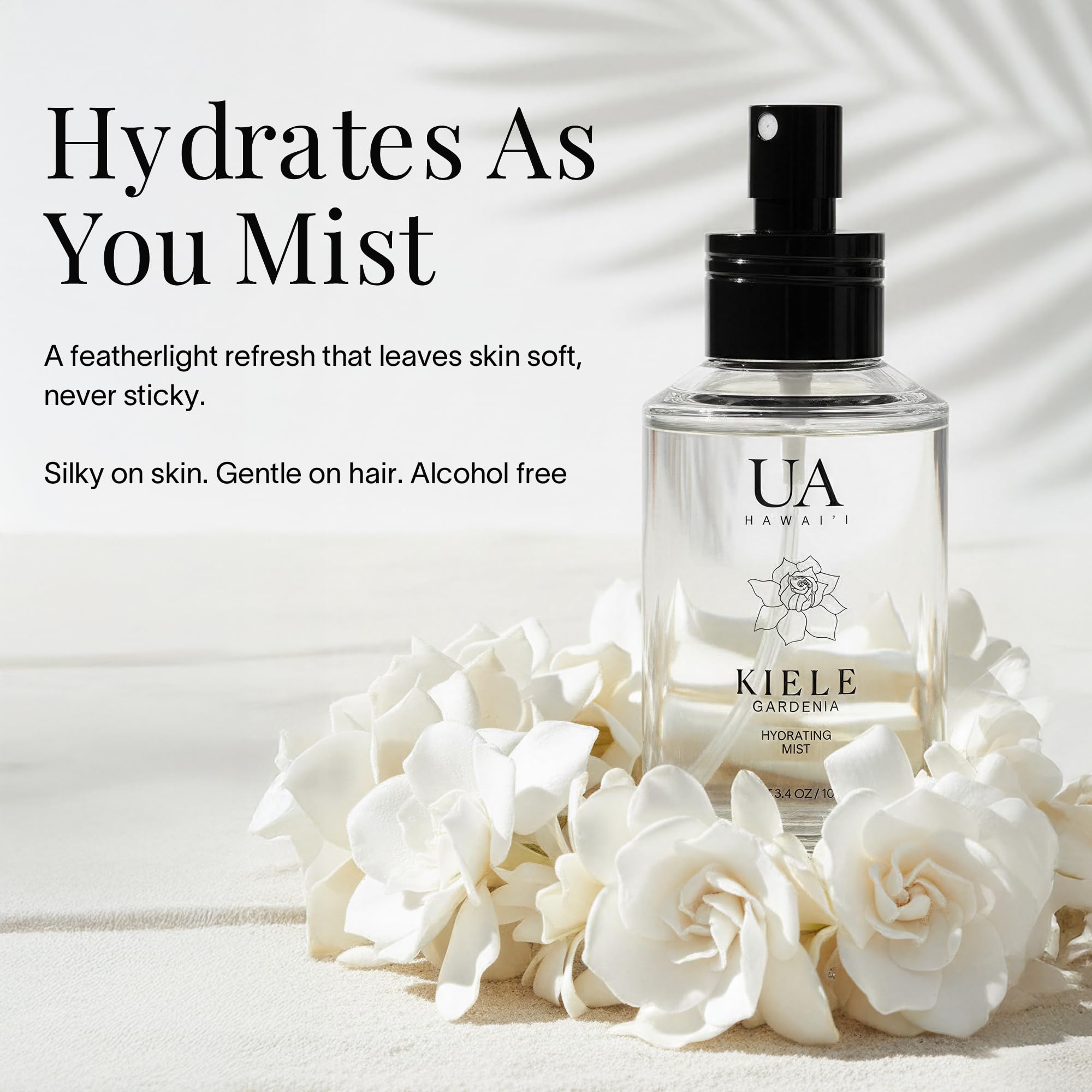 Ua Hawaii Hydrating Hair & Body Mist, Alcohol-Free with Hyaluronic Acid