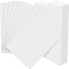 Henoyso 100 Pieces Comic Book Dividers with Tab White Frosted Card Separator Plastic Dividers for Comic Book Storage Boxes, 11.22 x 7.24 Inch