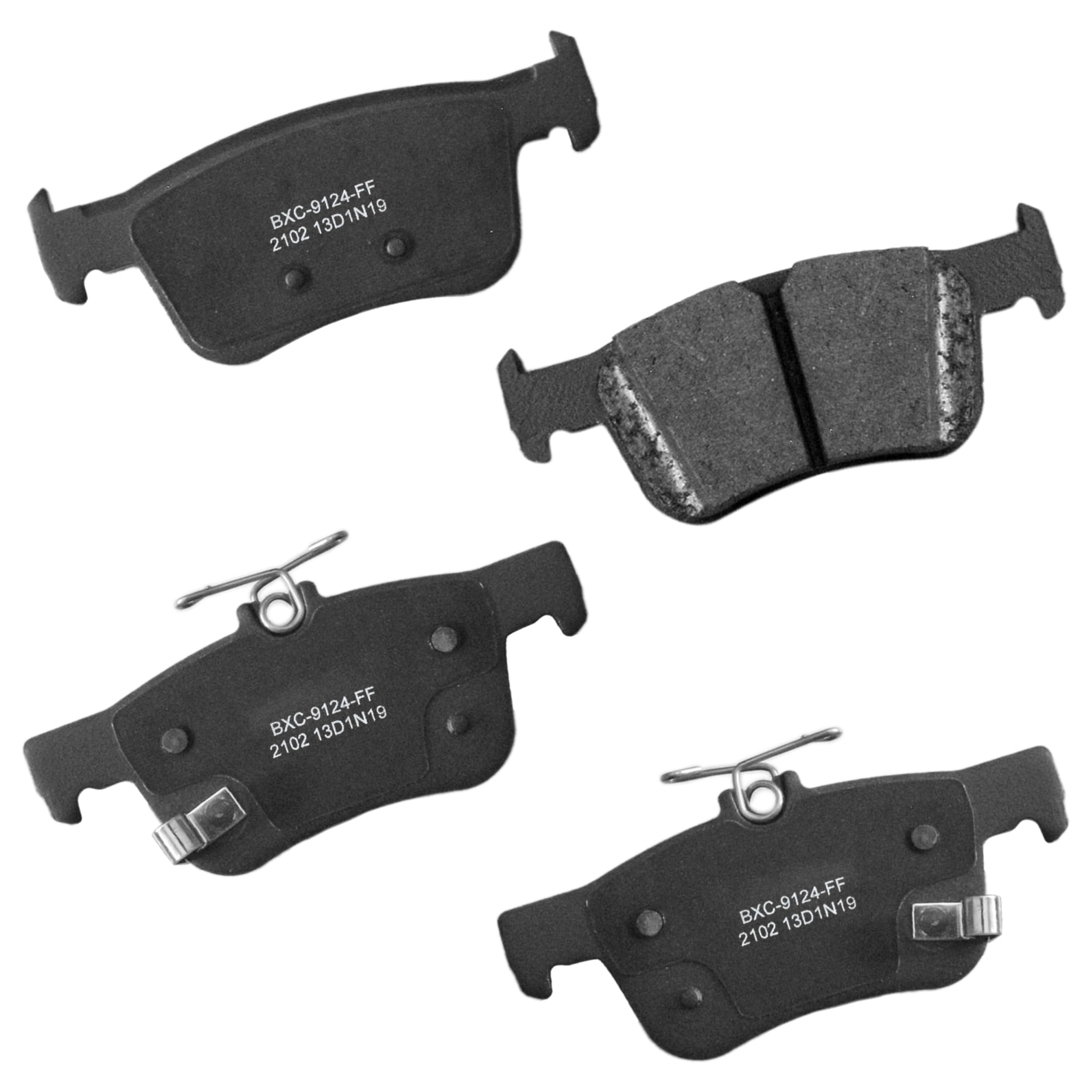 Bendix Premium SBC2102 Ceramic Rear Brake Pads for Acura Integra 2024, RDX 2023-2021, Honda Accord 2024-2018, Civic 2022-2020, Insight 2022-2019