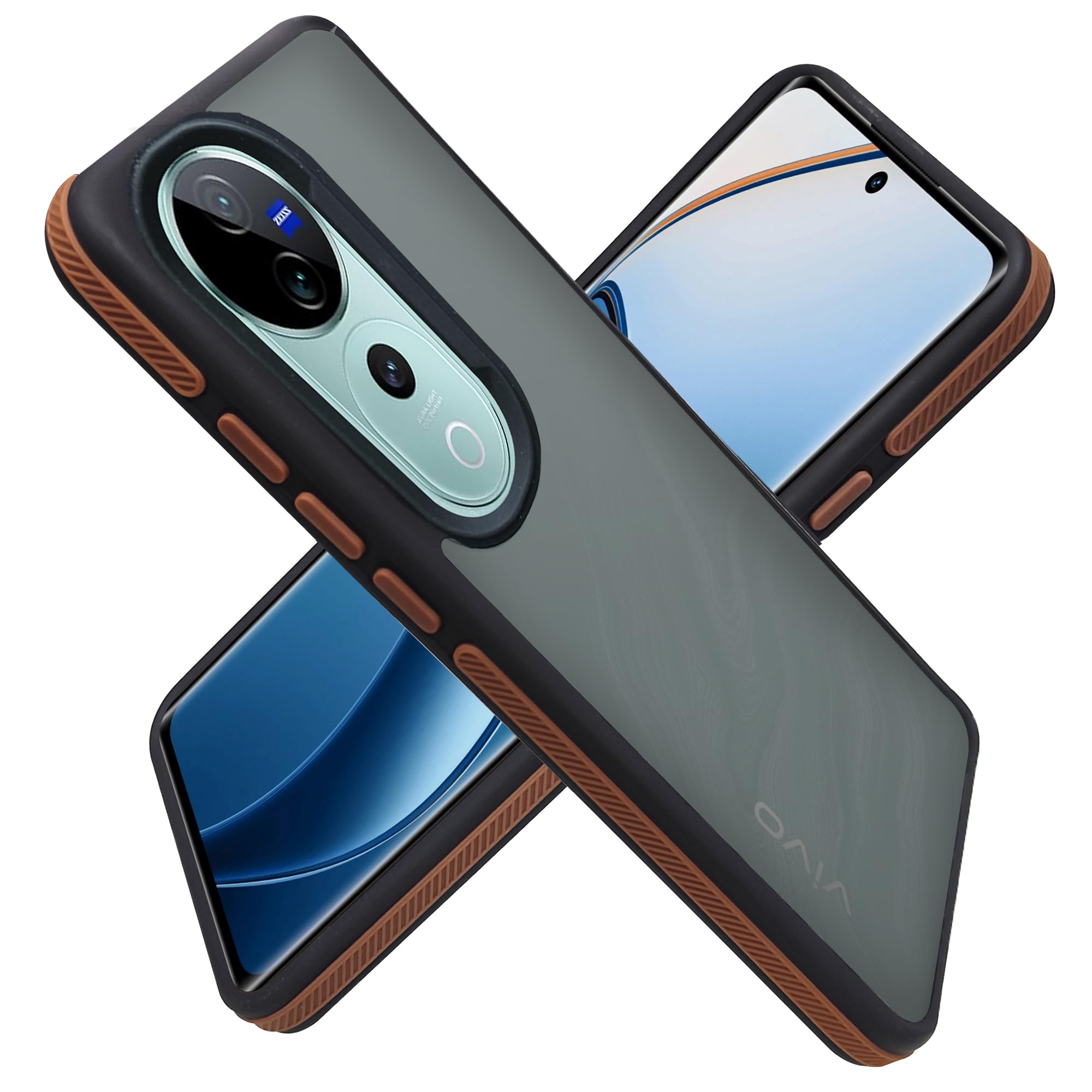 A rtistque Frosted Ultra Matte Back Cover Case for Vivo V40 / V40 Pro / T3 Ultra 5G | Smooth Sides with Grip | Shockproof TPU Protective Design | Raised Camera Edges | - Brown (B0DDXZXB3P) Amazon Price History, Amazon Price Tracker