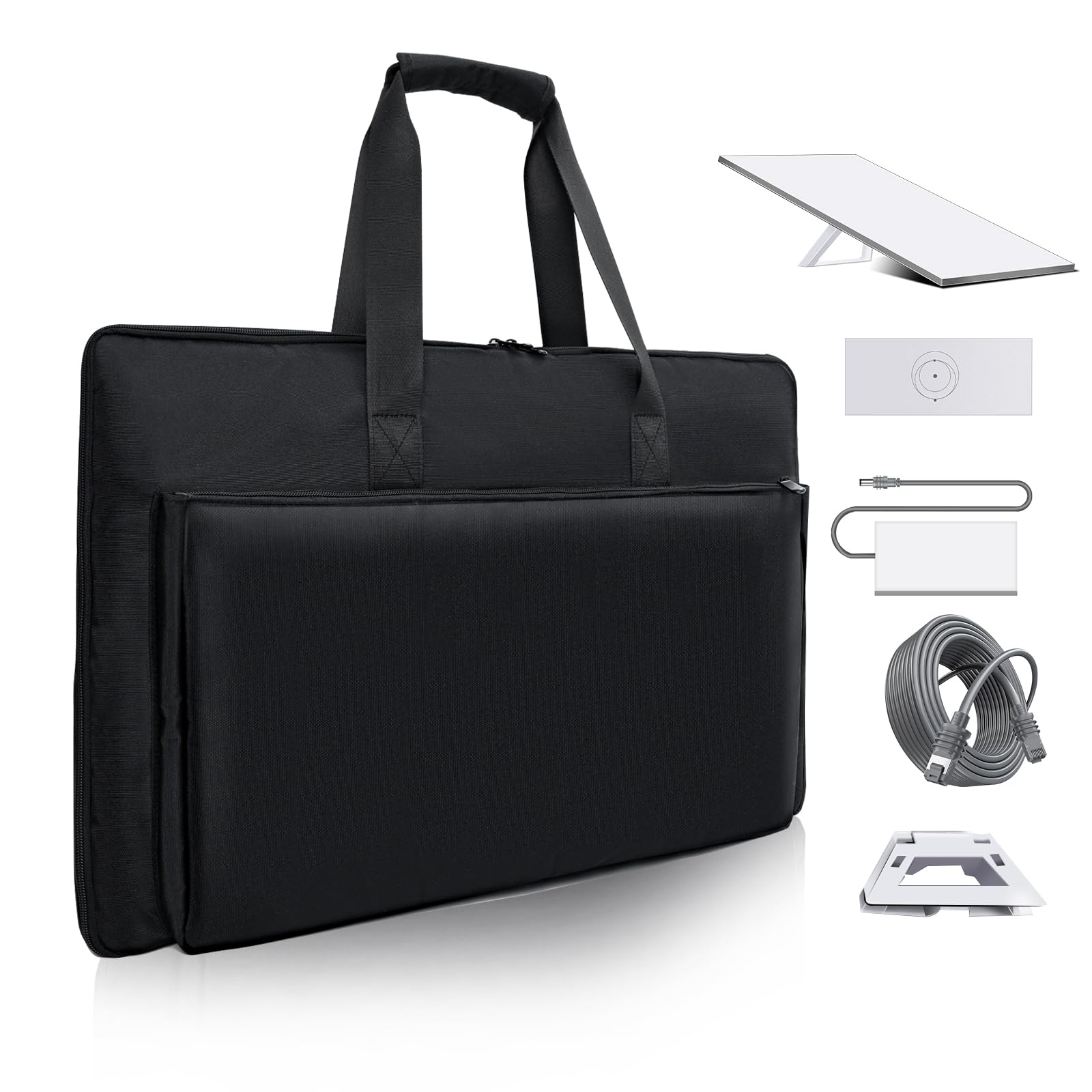 Aojo Starlink Gen 3 Case, Travel Shoulder Bag & Handbag, Water Resistant, Shockproof, Multiple Pockets, Black