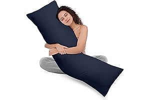 Utopia Bedding Navy Body Pillow for Adults - 20 x 54 Inch