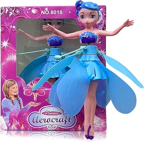 Juguetes voladores, muñeca mágica de princesa voladora, muñecas voladoras de bailarinas del cielo, princesa voladora, juguetes de hadas voladoras
