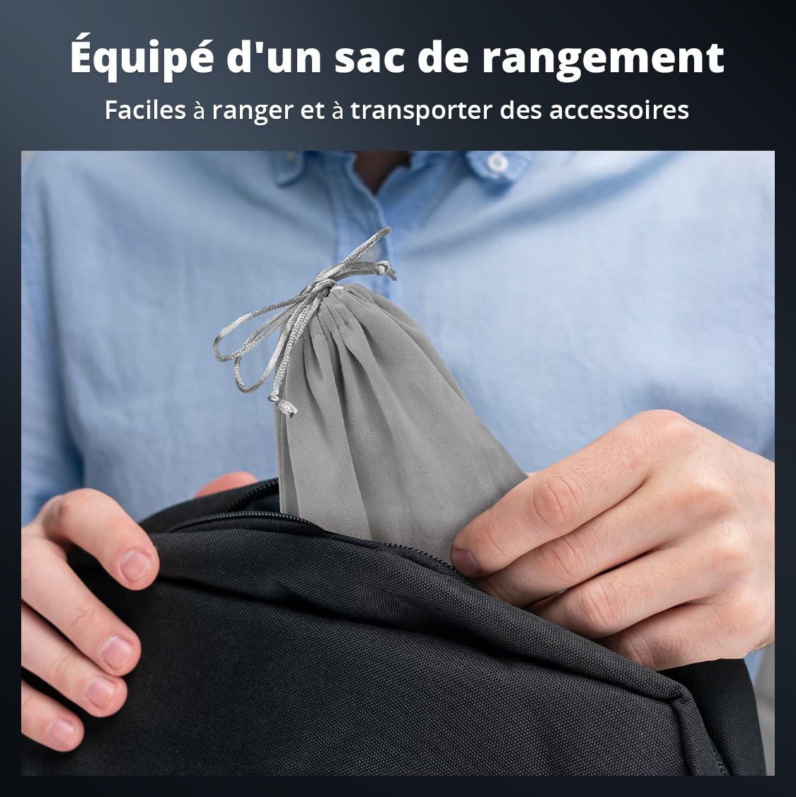 Oasser Gonfleur Pneus Voiture sans Fil Mini Compresseur à Air Portatif 150 PSI (10,3 Bar) Inflation Rapide Cylindre 17 mm Type-C USB Charge avec Tuyau de 30 cm et Sac de Rangement