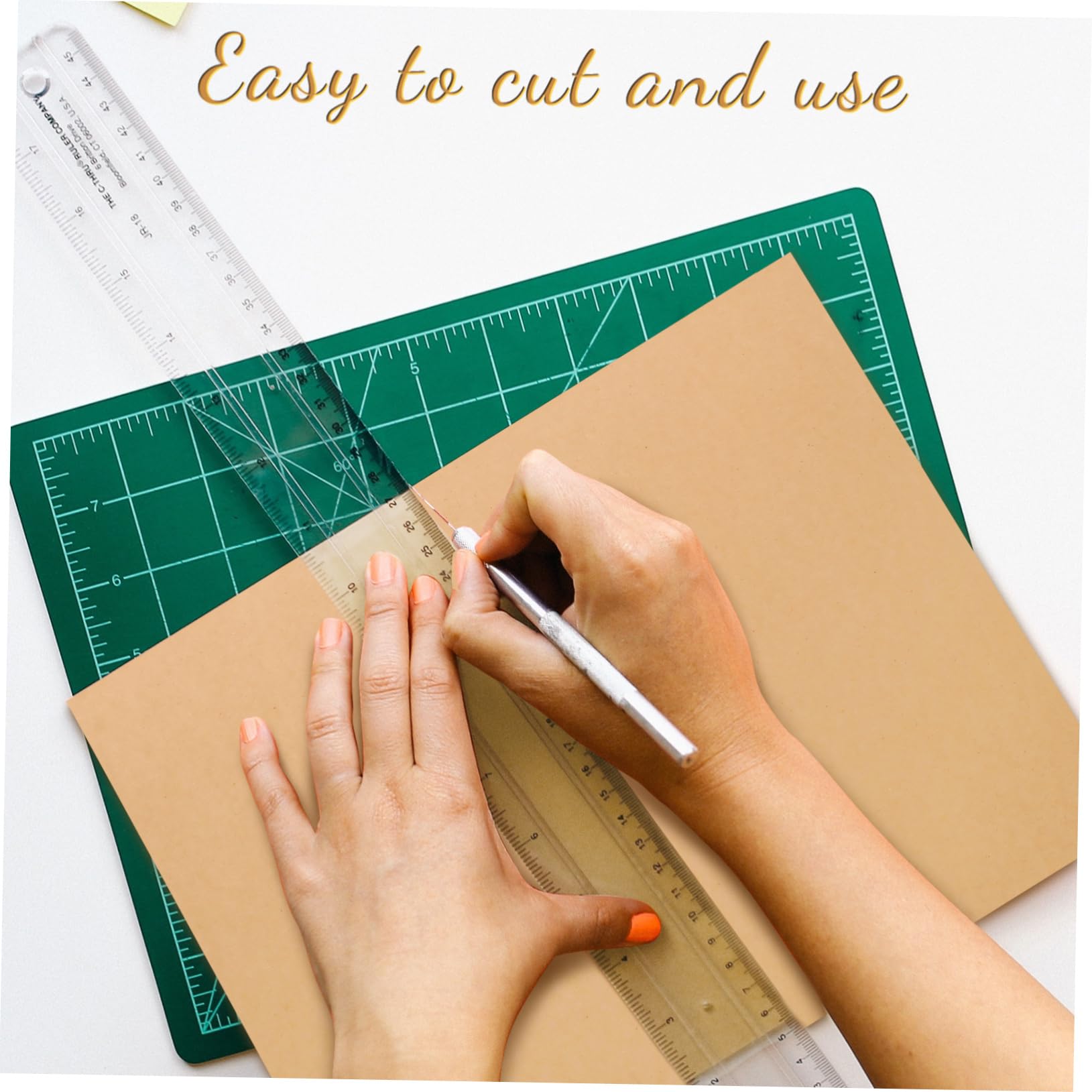 100pezzi Carta Kraft Per Crafting Scrapbooking e Progetti Fai Da Te Carta Marrone Resistente e Versatile Perfetta Per Stampa e Disegno