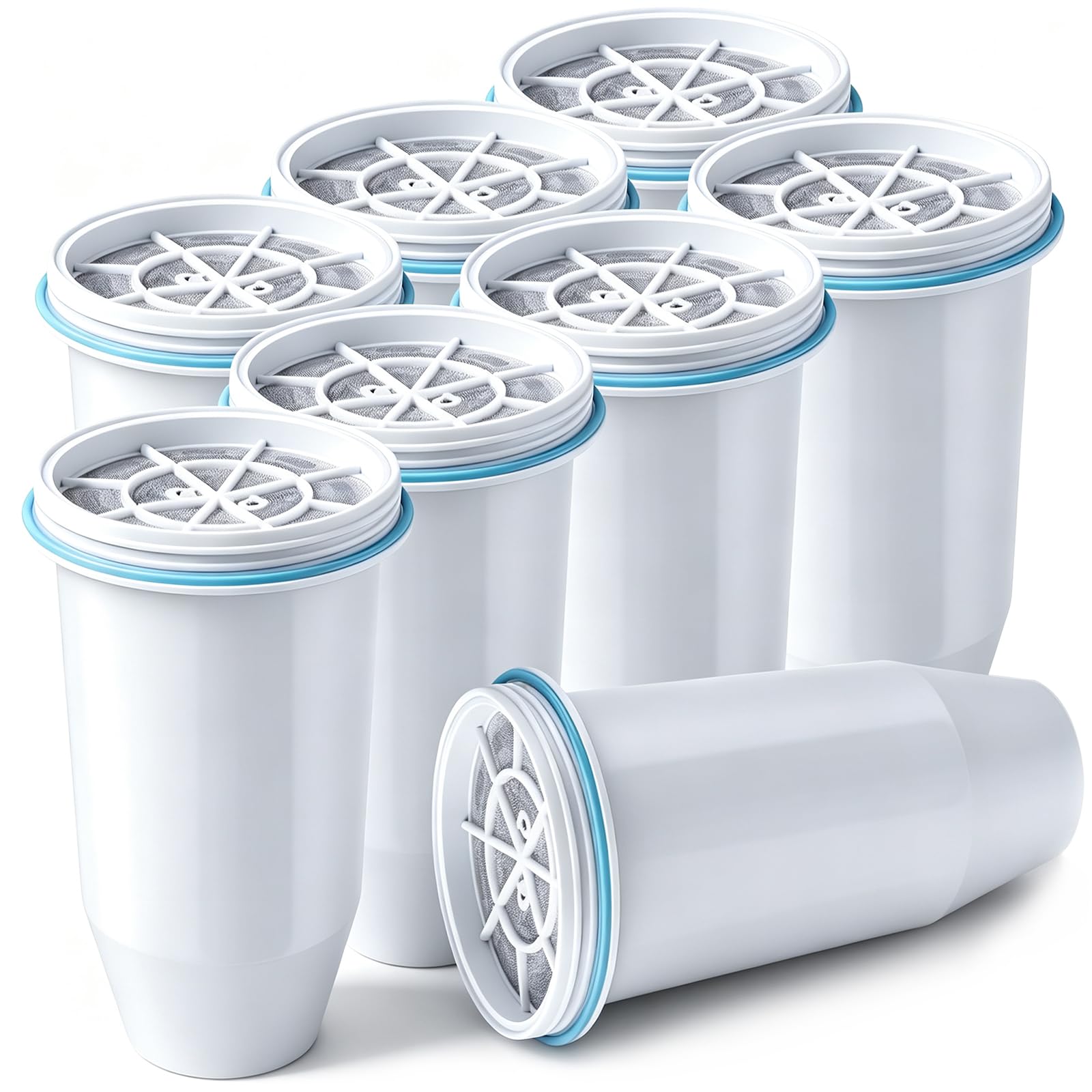 Liquid UP 99% Reduction Water Filter Cartridge for ZR-001, ZR-017, 8-Pack