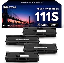 4 Black Toner Cartridge MLT-D111S Compatible with Samsung MLTD111S Cartridges for Samsung Xpress SL M2026 M2020 M2070 M2022 M2071 M2074 M2077 and M2078 Printers