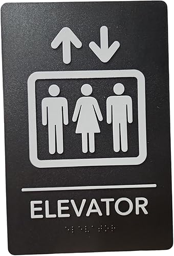 Miniatura 12 de Hecho en EE. UU. - Señales de baño para hombres y mujeres, compatibles con ADA, para puertas de baño para oficinas, negocios y restaurantes, colores