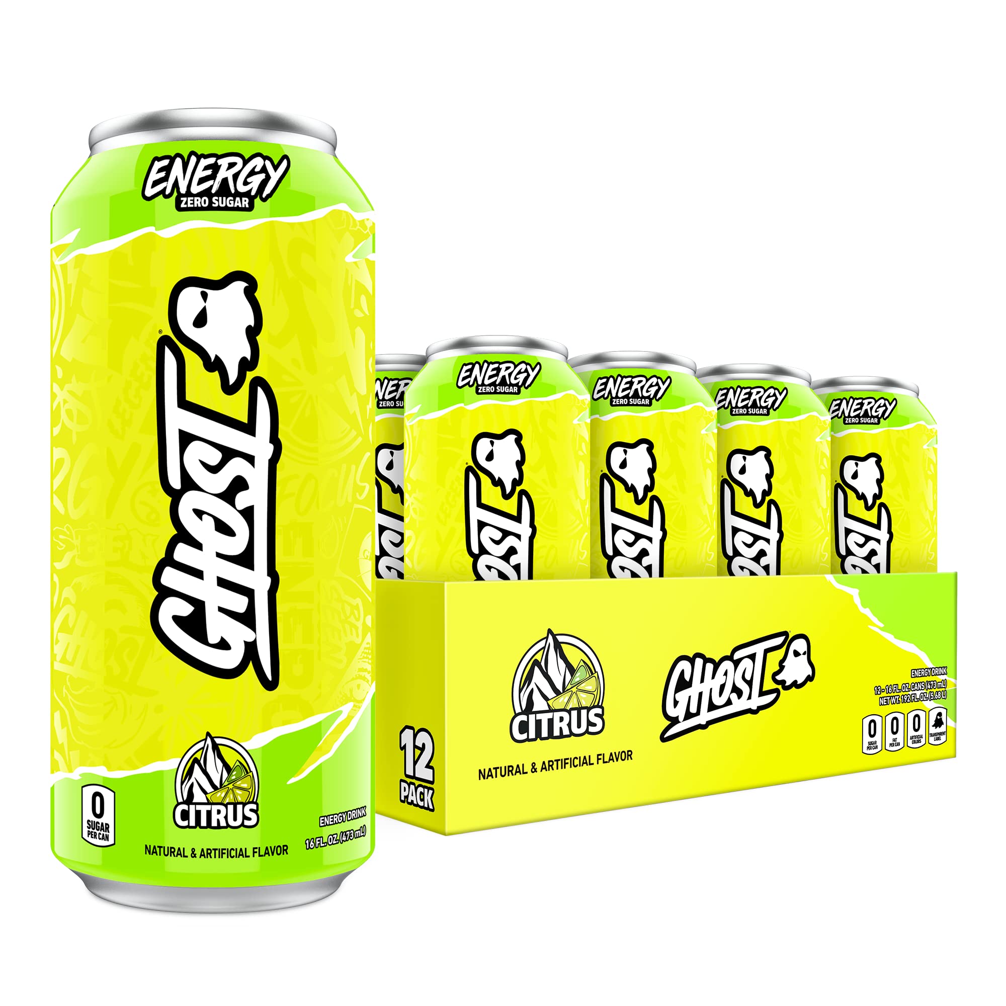 Buy GHOST Energy Drink 12 Pack Citrus 16oz Cans Energy Focus Buy GHOST Energy Drink 12 Pack Citrus 16oz Cans Energy Focus