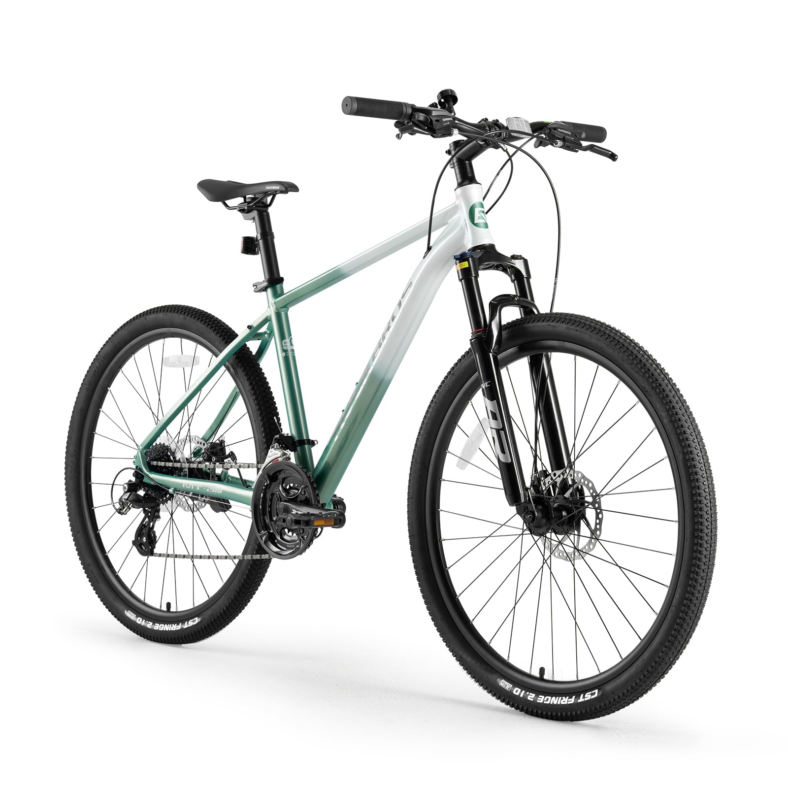 ROCKBROS MT·200 Bicicleta de Montaña 27.5", Cuadro de Aluminio con Frenos de Disco y 24 Velocidades Shimano Altus M310, Tallas 16/18/21 Pulgadas para Hombre y Mujer