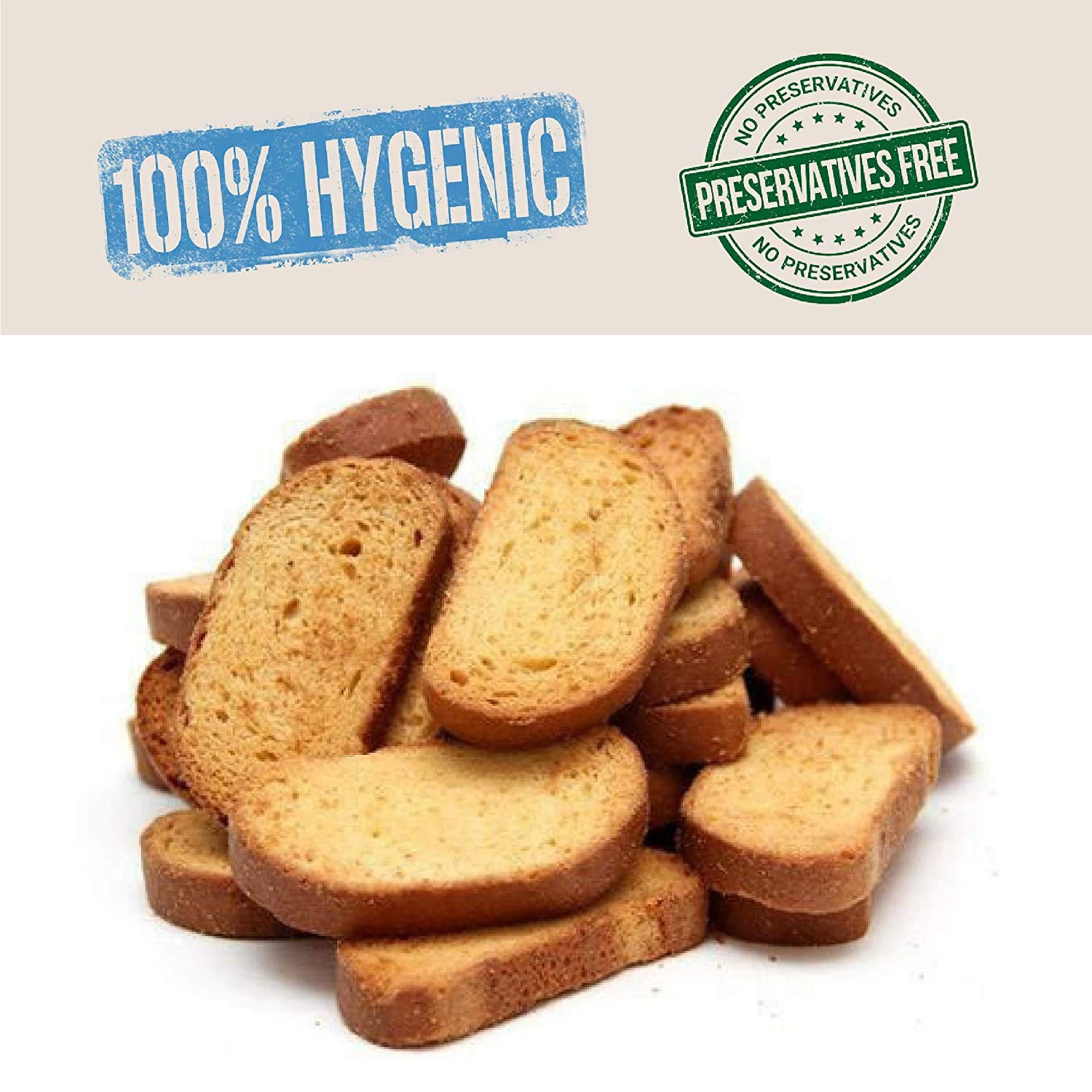 The Bread Company Suji Rusk Combo Pack Crispy Bread Baked Toast