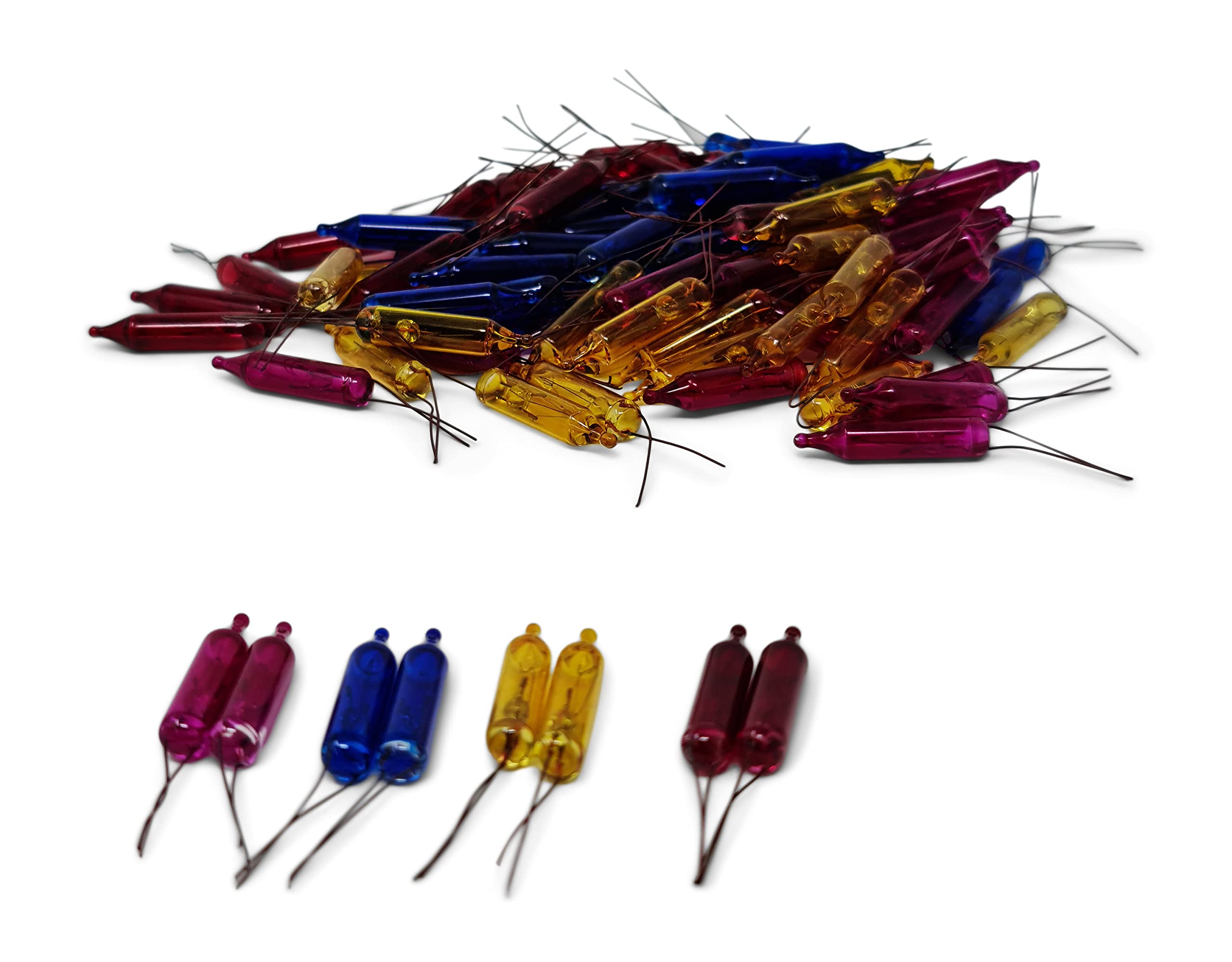 Lampada Sostitutiva pisellino Lampadina 24V - 100 Pisellini 4 Colori Multicolor