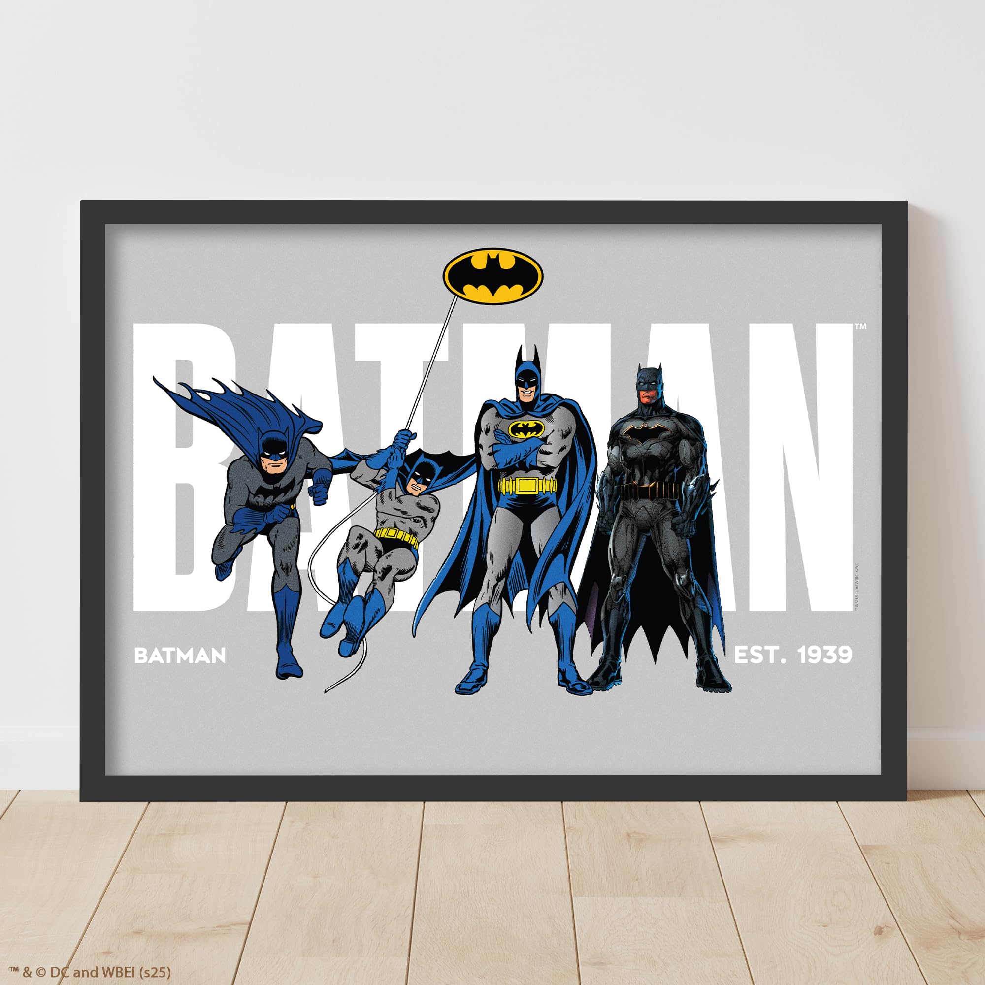 Batman Print - Group EST. 1939 Poster DC Superhero Wall Art (29.7cm x 42cm - A3)