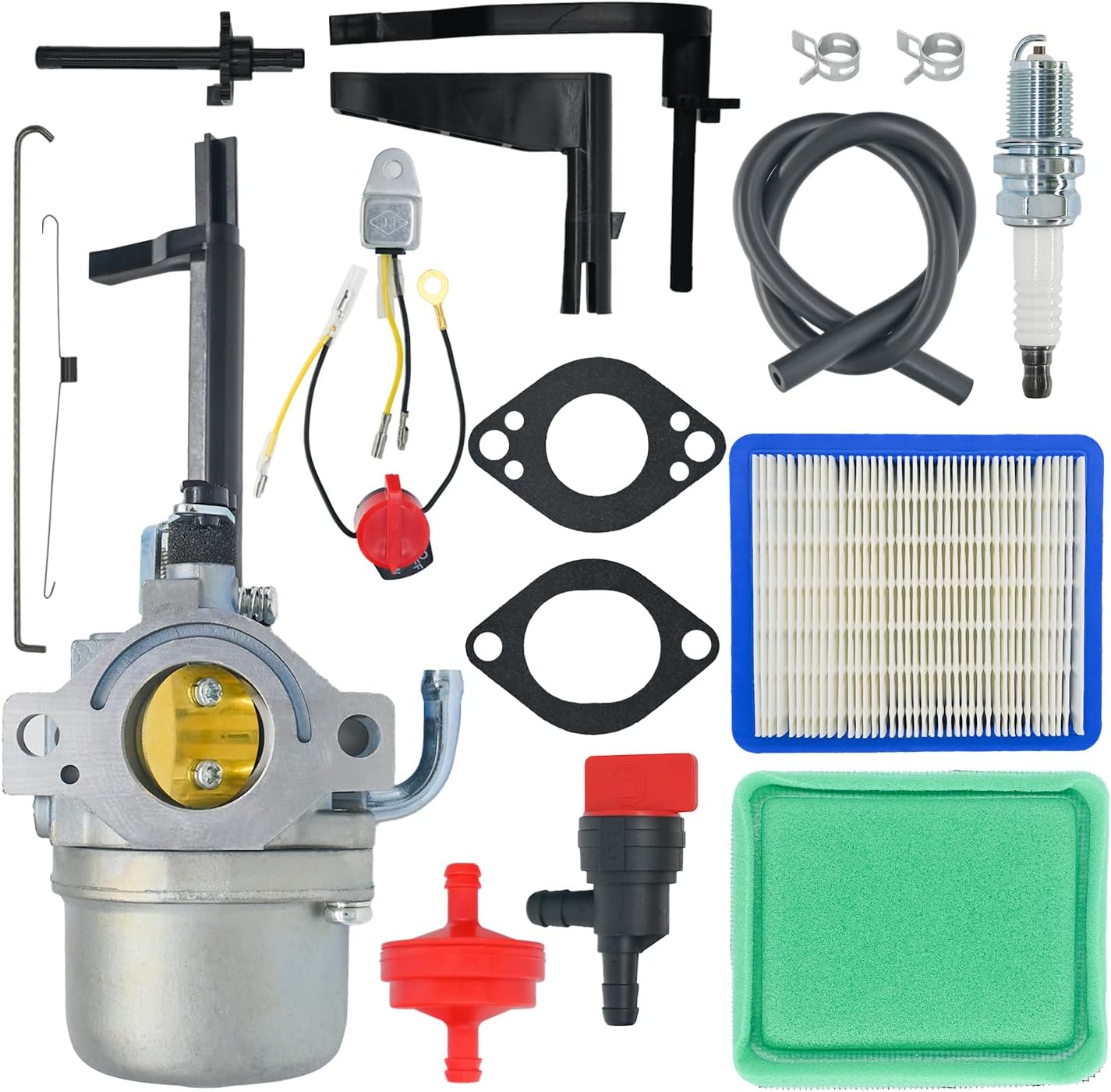 Amazon.com: Anxingo 591378 695115 Carburetor with Tune Up Kit Carb ...