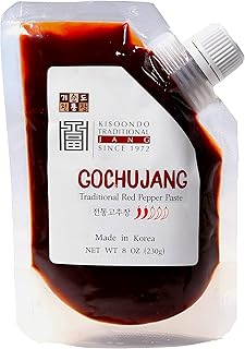 Kisoondo Gochujang (8oz) - Traditional Korean Red Chili Paste. Fermented...