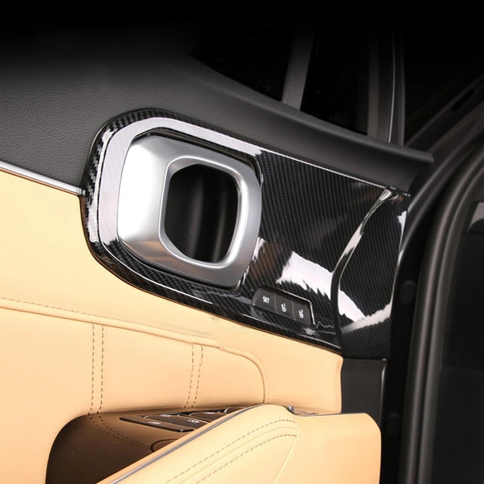 Noheeu One Color Inner Door Handle Inner Door Handle Car Decorative Cover For Kia For Sorento Mq4 2021-2024