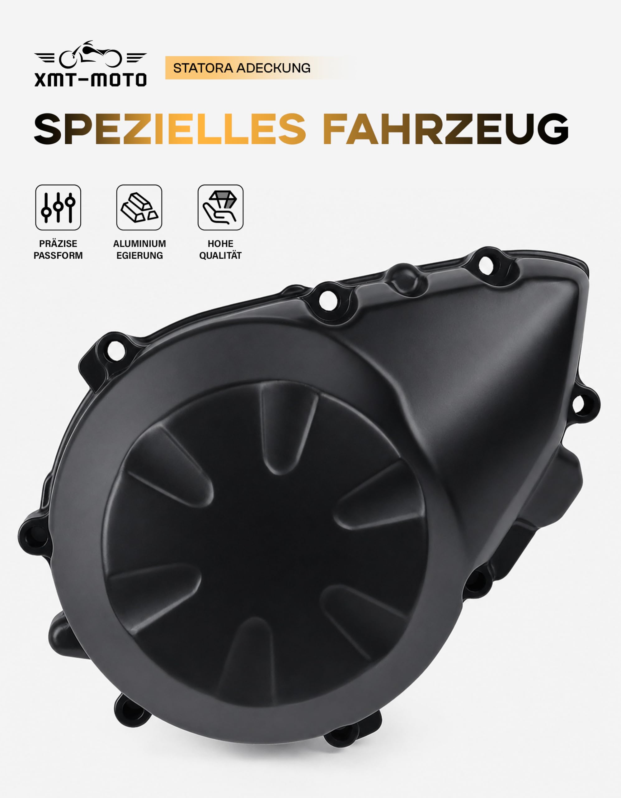 Cárter Cubierta Estator Motor Izquierda para Kawasaki Z750 2007-2009
