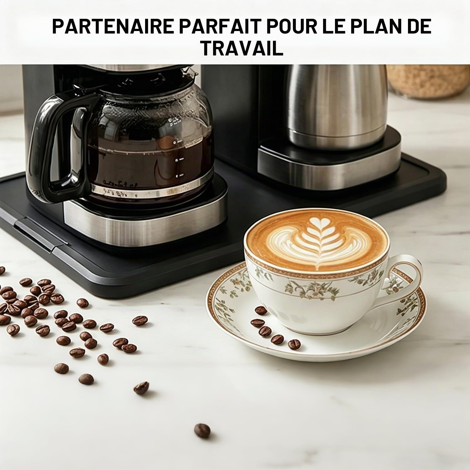 Plateau Coulissant Accessoire de Rangement pour Ustensiles de Cuisine et Électroménager
