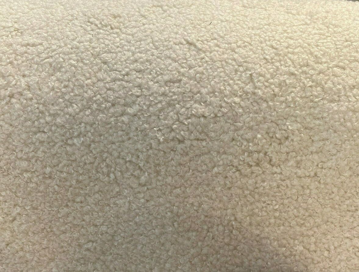 Affordable Home Fabrics Fuzzy Wooly Boucle Ivory Upholstery Drapery Fabric By The Yard 54 Inches