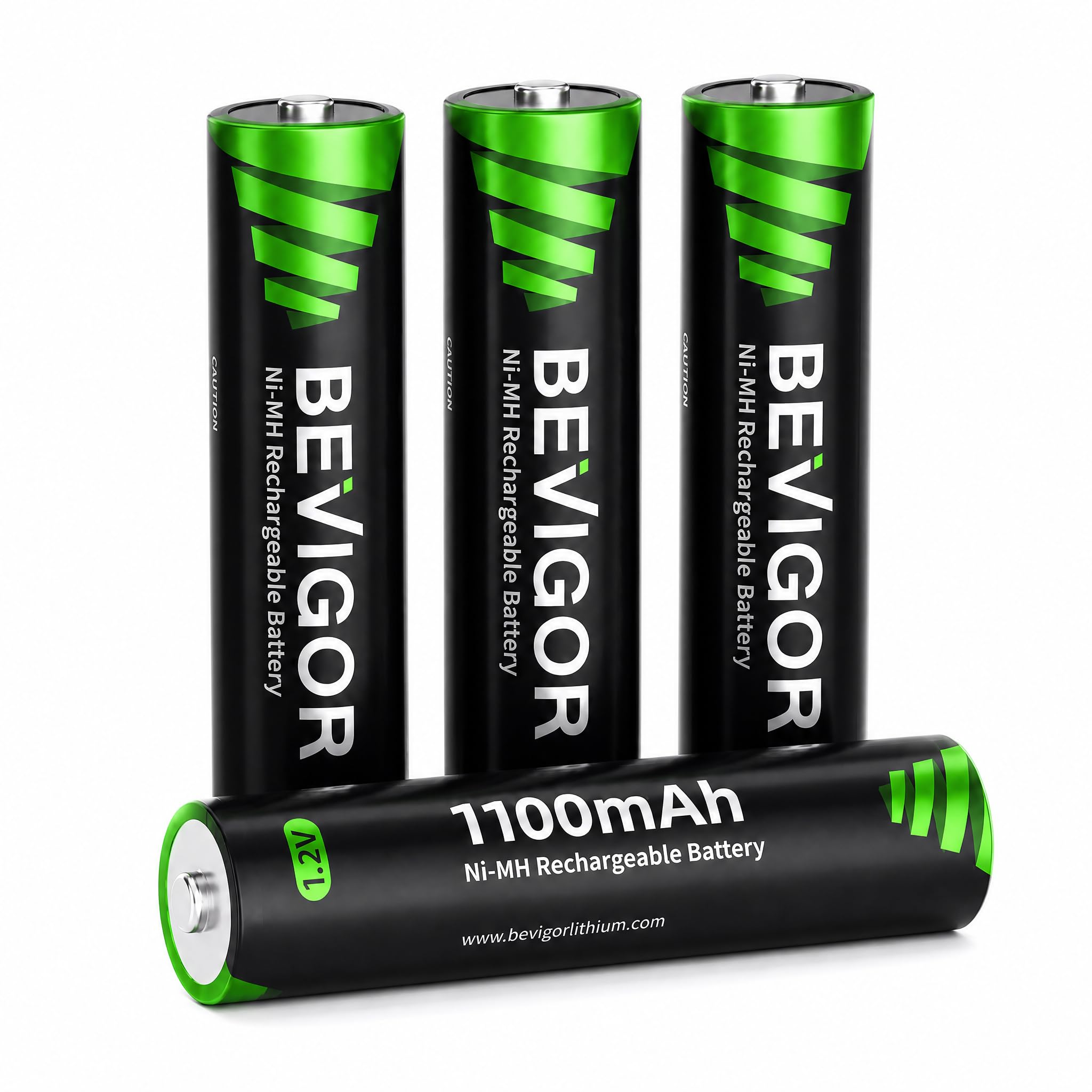 BEVIGOR® AAA Rechargeable Battery 1200 mAh | Ni‑MH 1.2V Low Self Discharge (LSD) | Fast Charge, 5‑Year Lifespan | High Capacity OEM 4‑Pack – 1‑Year Warranty-image-19