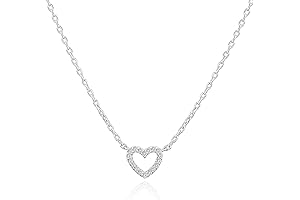 Sparkling Heart Necklace: A Treasured Keepsake for Her