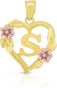 Colgante Corazón Chatón Oro Amarillo 18k 10 Mm | Alda