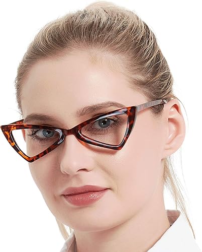 Miniatura 5 de WEMOOTANTS Narrow Reading Glasses for Women Unique Cat Eye Readers 1.0 1.25 1.5 1.75 to 4.0