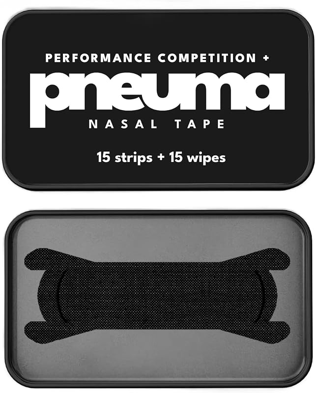 Tiras nasales – Performance Competition Plus – Tiras nasales extrafuertes para respirar y consumir oxígeno – Tiras nasales atléticas para correr, aliviar los ronquidos y dormir mejor – Tira para respirar en la nariz