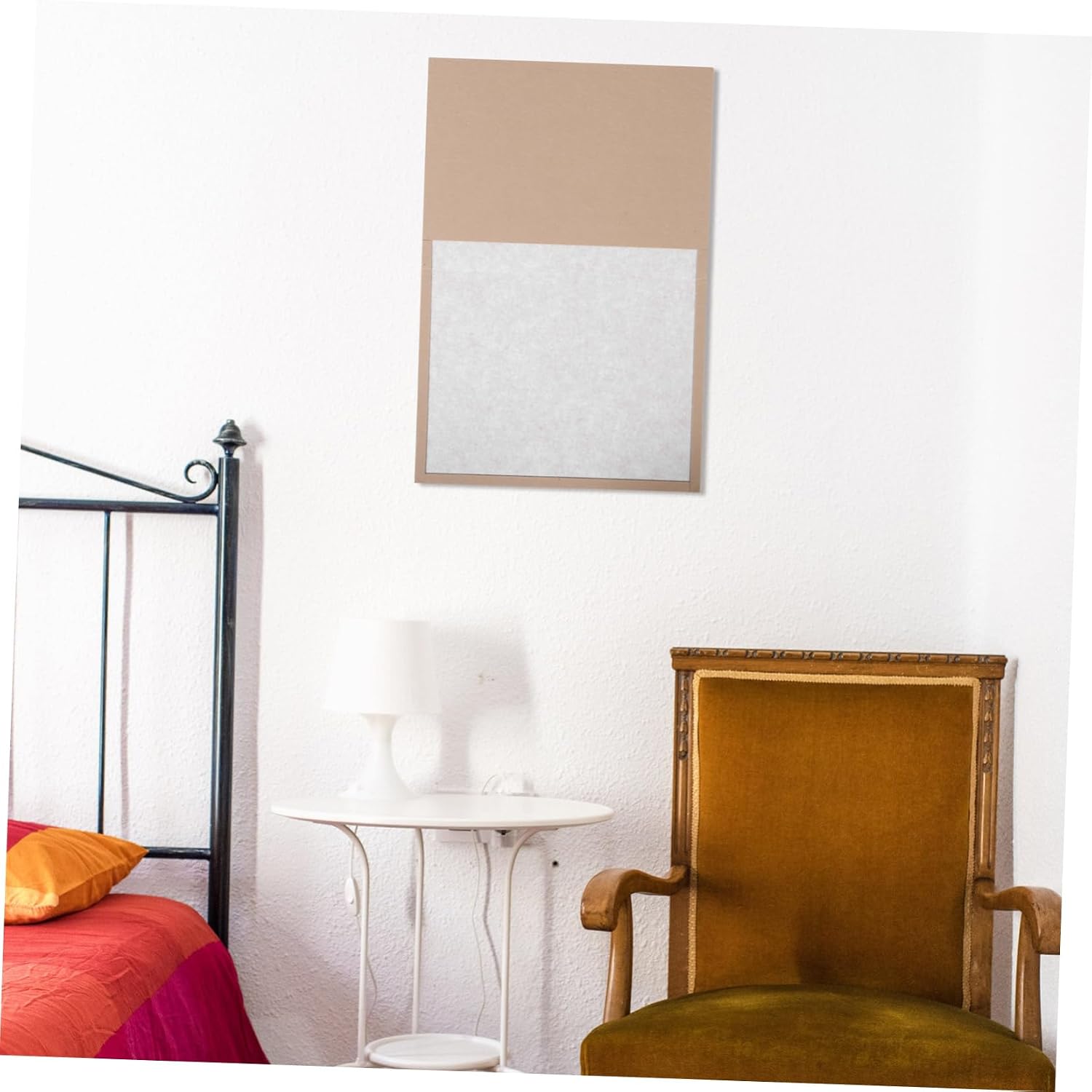 Gadpiparty Chic Colorblocking Felt Photo Background Board Large Cork Board for Bedroom Wall Decor Easy Installation Aesthetic Board Light