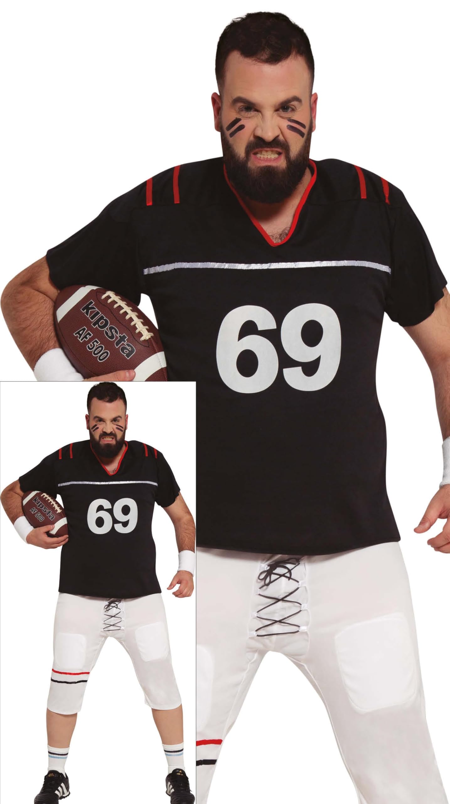 FIESTAS GUIRCA Quarterback Fancy Dress Costume Boy Age 5-6 Years
