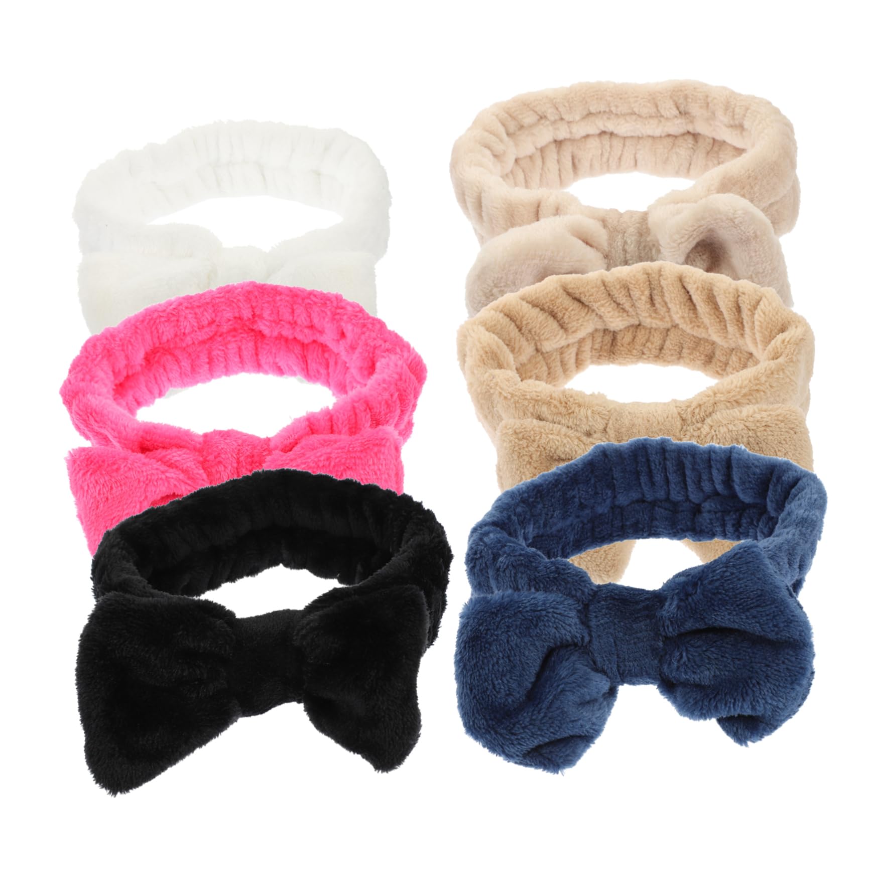 MAGICLULU 18 Piezas venda kits de cuidado de la piel diademas para lavarse la cara coleteros scrunchies diademas de ducha para mujer banda para la cabeza para el cuidado de la piel chica