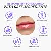 Wonderskin Lip Oil Rehab Serum - Tinted Lip Oil for Women, Hydrating, Moisturizing, and Non-Sticky Red Tint Serum for Dry Lips (Amour)