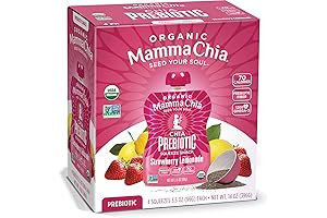 Mama Chia Squeeze Pack | 4 Pack of 3.5 fl.oz. Strawberry Lemonade...