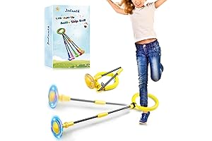 Jalunth Led Anklet Skip Ball Outdoor Toys Kids Ages 3-13Y Glow Flashlight Backyard Birthday Gift