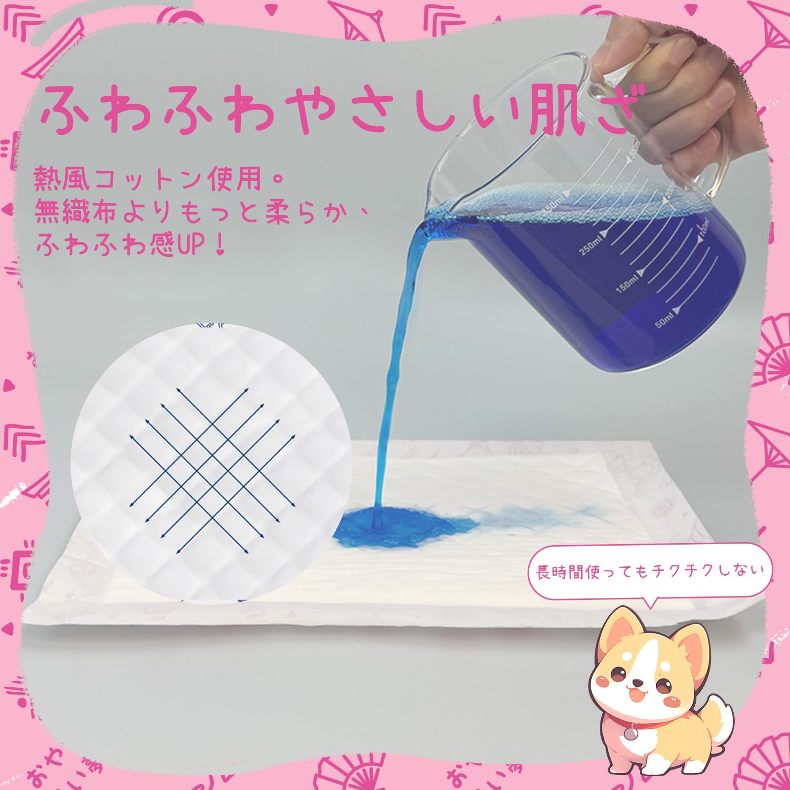 Amazon.co.jp: Furrylife 犬用おむつライナー マナーパッド 50枚入り