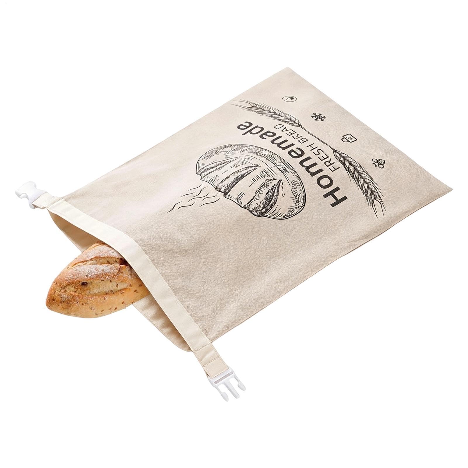 Bolsas para pan de tela y almacenamiento de pastelería para hogar