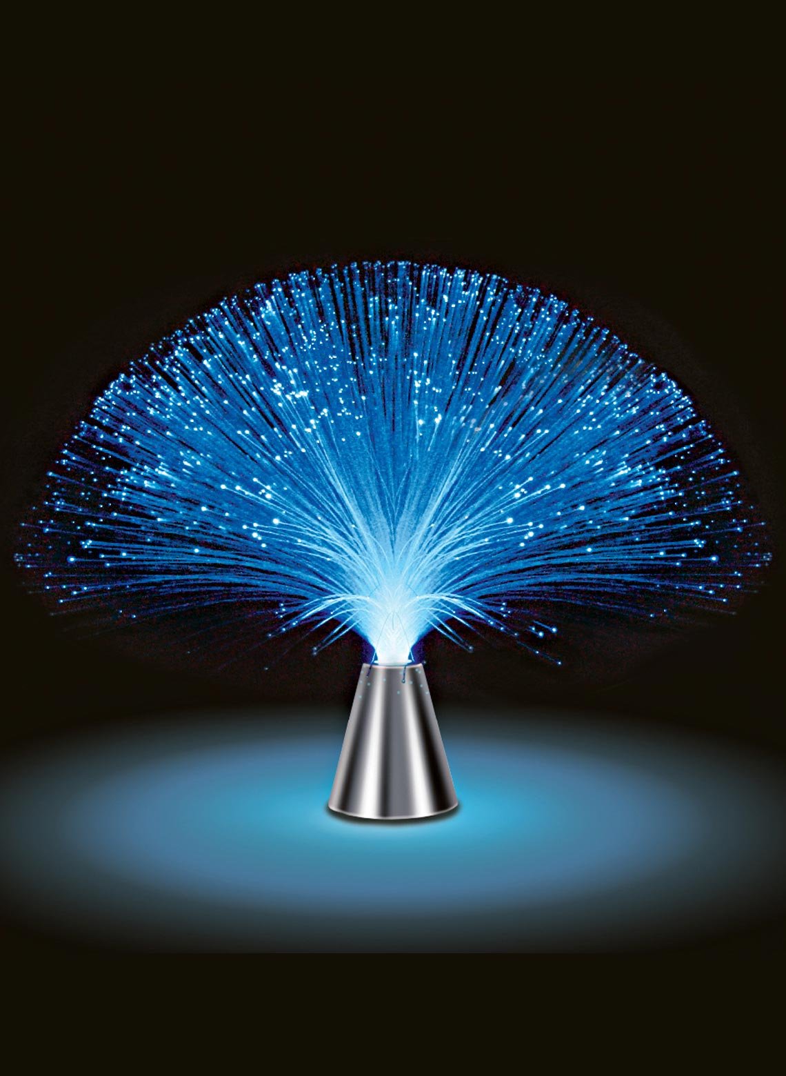 Mini Fiber Optic Light - Blue - Fiber Optic Lamps - Amazon.com