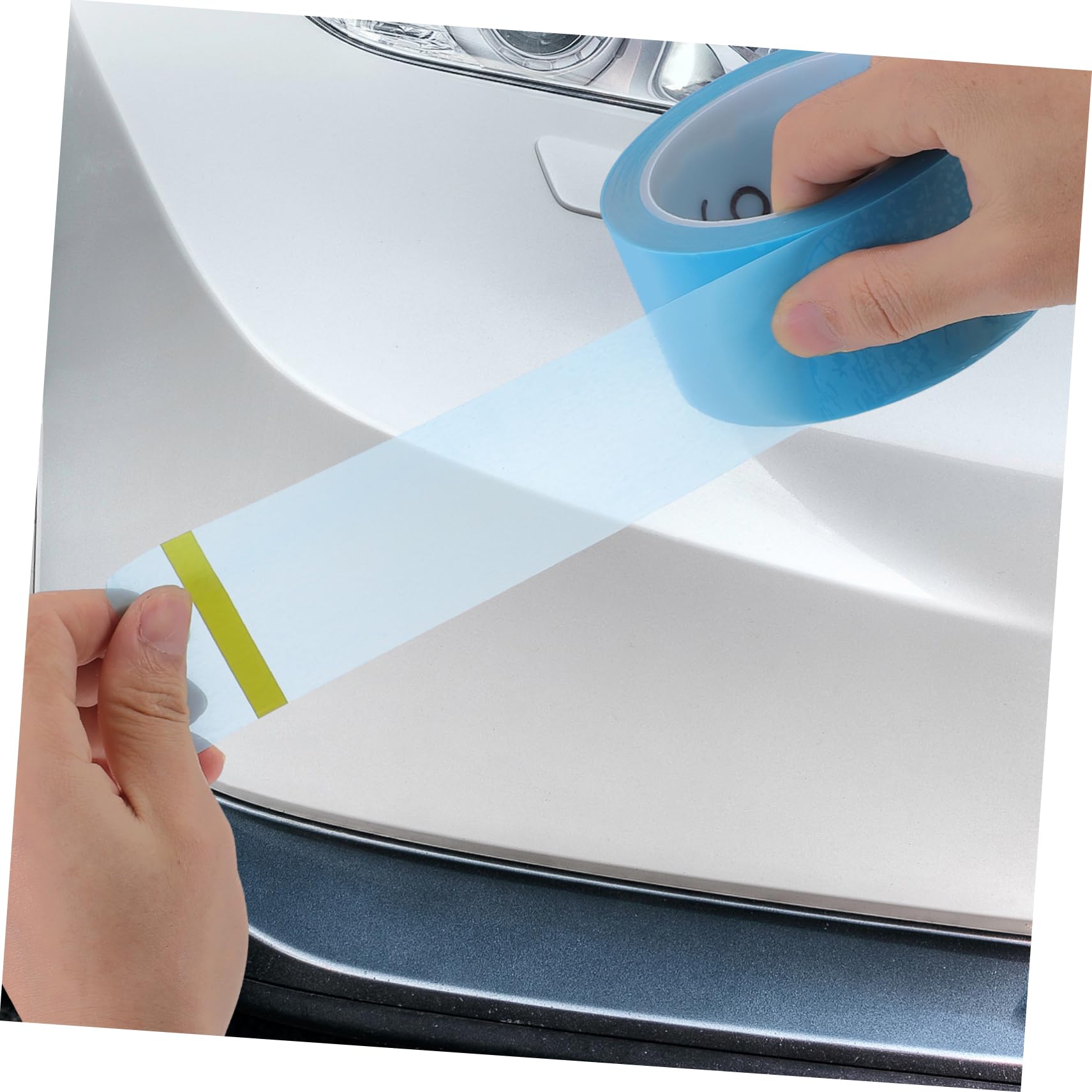 Nastro per Mascheratura Pet per Auto, 5 Pezzi, 0, 06mm | Curve della Carrozzeria, Uso in Manutenzione e Verniciatura, Resistente All’usura, Lunghezza 50m Colore Casuale