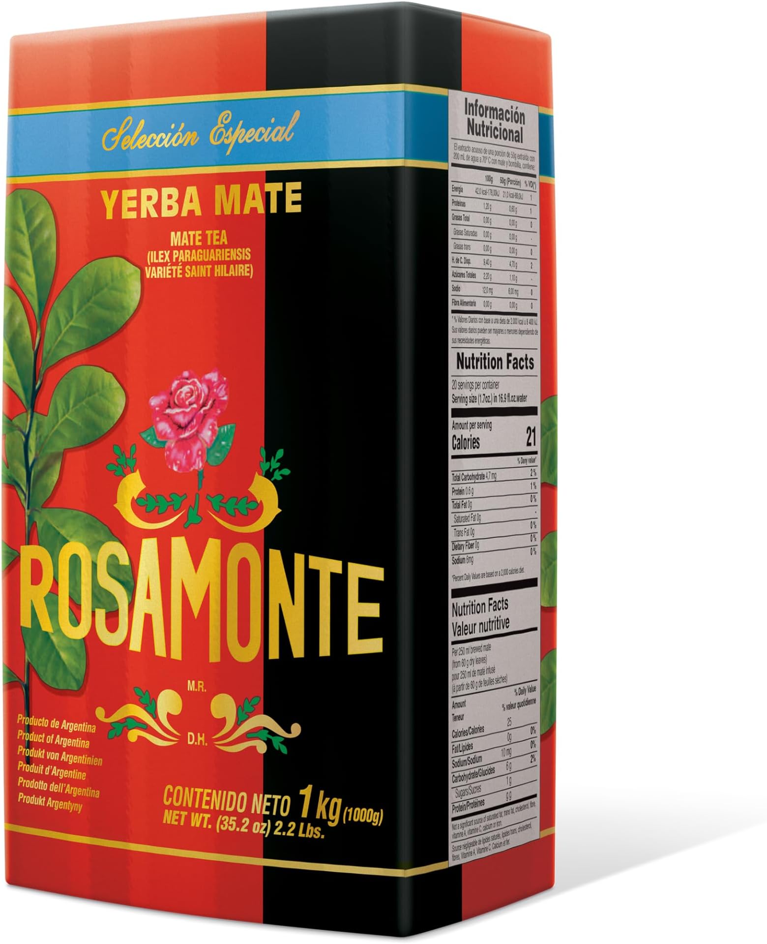 Rosamonte Special Selection Yerba Mate Tea (2.2 lbs/1 kilo)