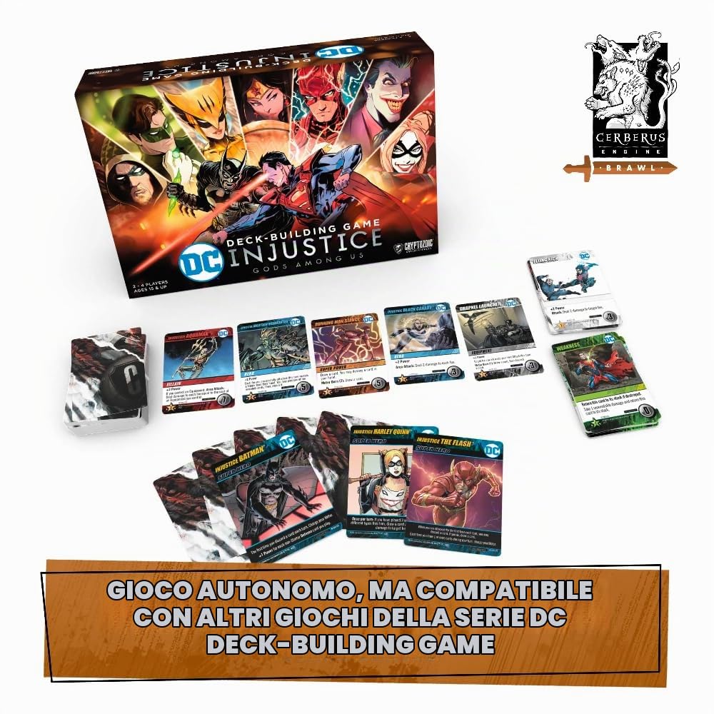 Cryptozoic Entertainment- DC Deck-Building Game Injustice Card, Multicolore, CZE29019