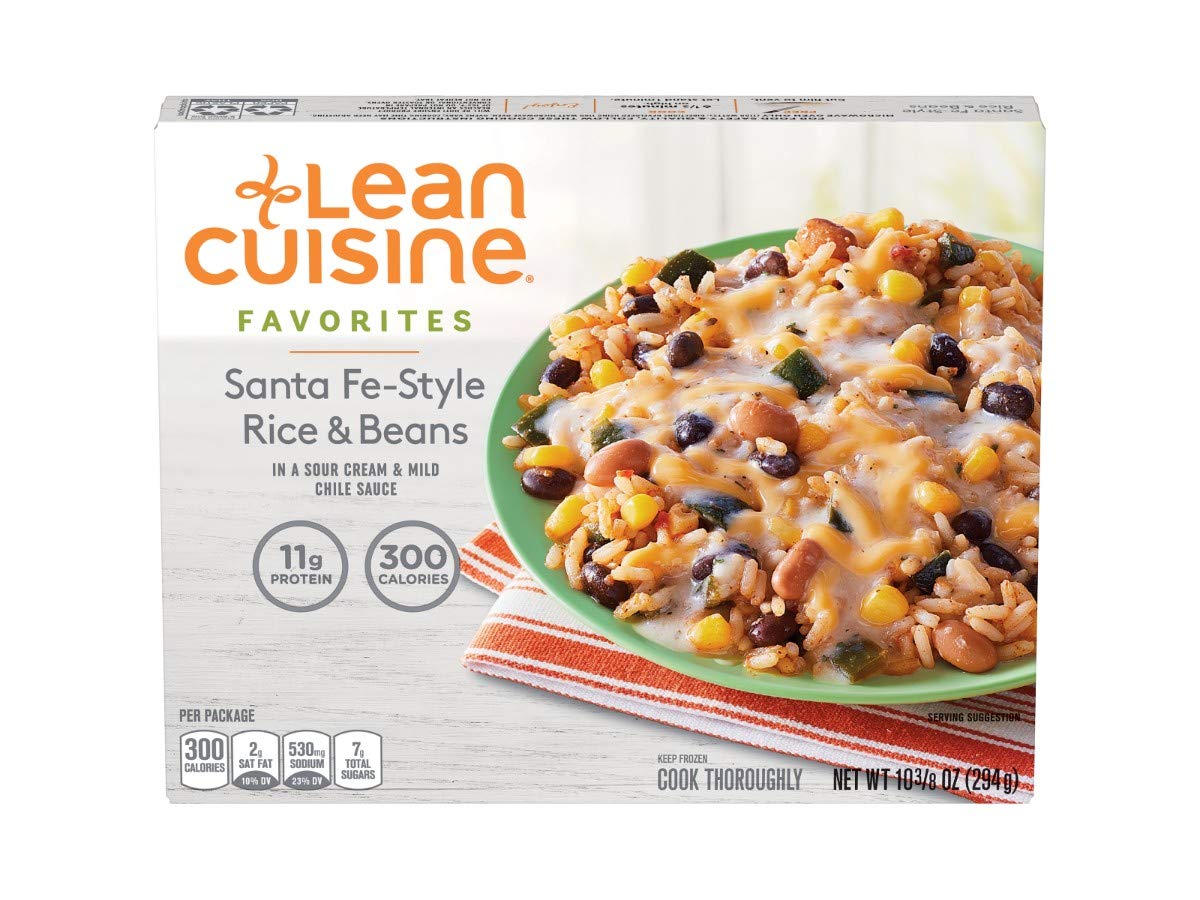 Nestle Stouffers Lean Cuisine Entree Santa Fe Style Rice and Beans, 10 Ounce - 12 per case.