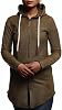 Leif Nelson womens Jacket Hooded Hoodie Full-Zip Sweatshirt Sweater Pullover Longsleeve Long Sleeve Casual LN1901