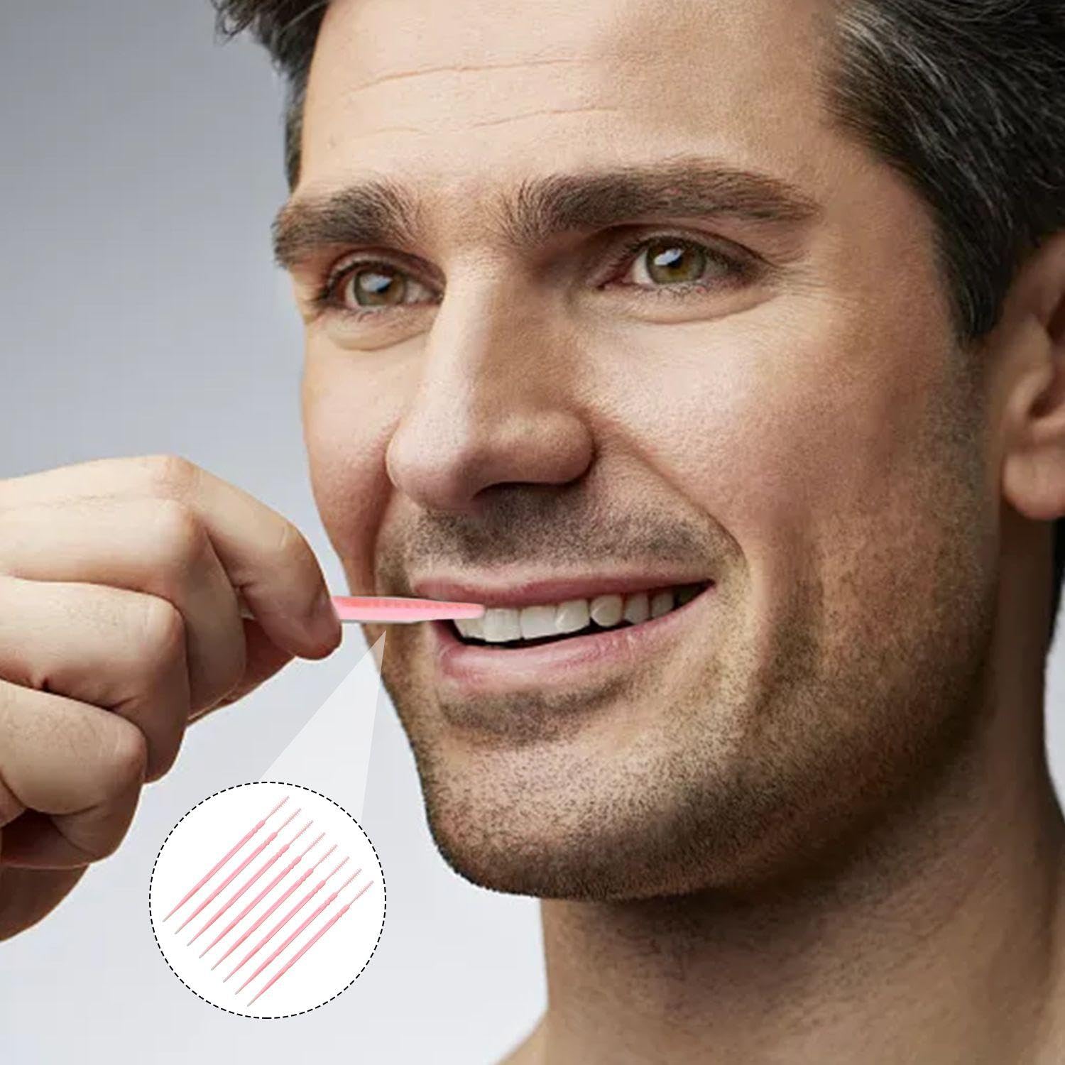 200 Cure-Dents En Plastique, Bâtons De Nettoyage Buccal, Outils De Soins Dentaires
