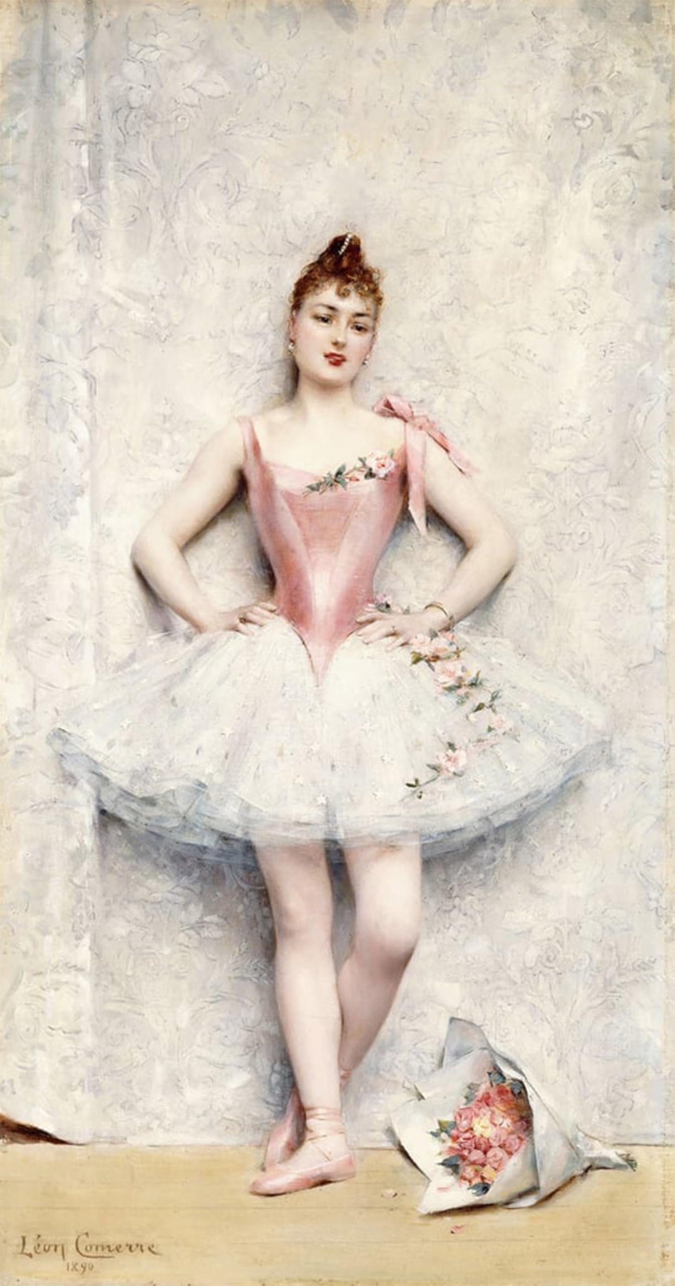 POSTERIIk Famous Modern Artwork Art Mural the Dance by Leon Francois Comerre Oil Paintings Pictures for Home Decor 60x90cm