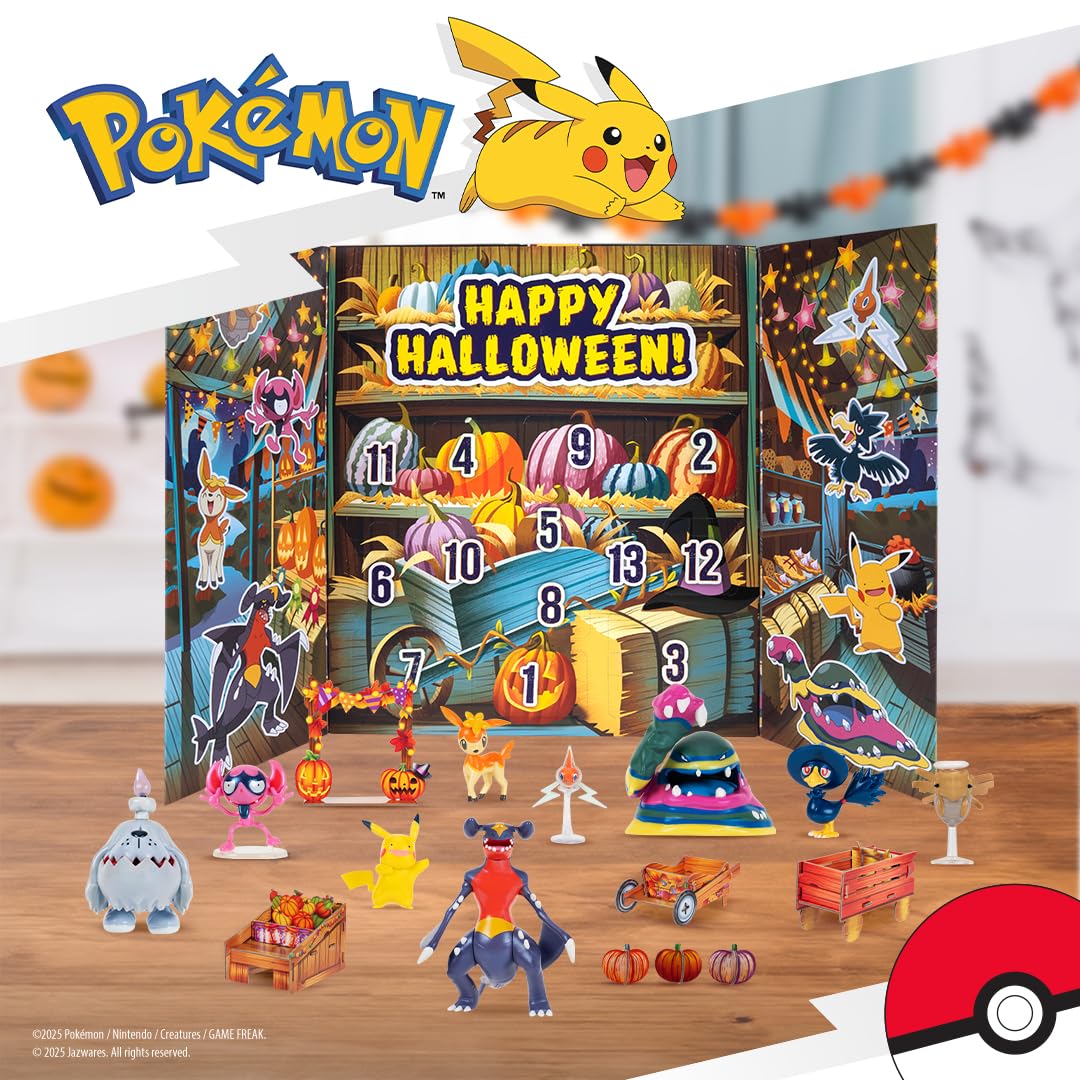 Pokemon Halloween Calendar 2025